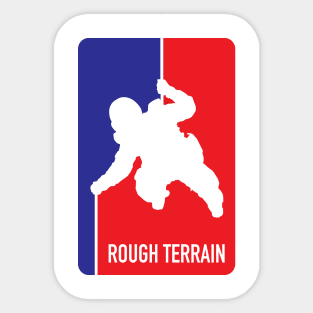 Combat Engineer Rough Terrain NBA logo Sticker